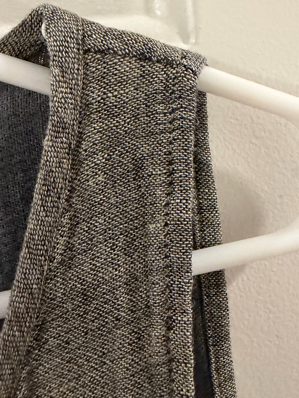 100% LINEN - Flax Gray Linen A-Line Dress - Picture 5 of 8